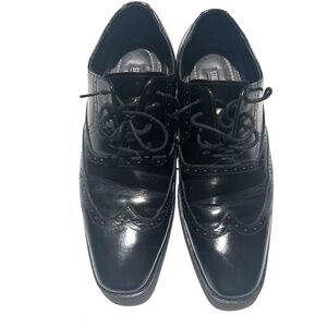 Stacy Adams Men's Dress Shoes Black Wardell Wingtip Oxfords Size‎ 10M